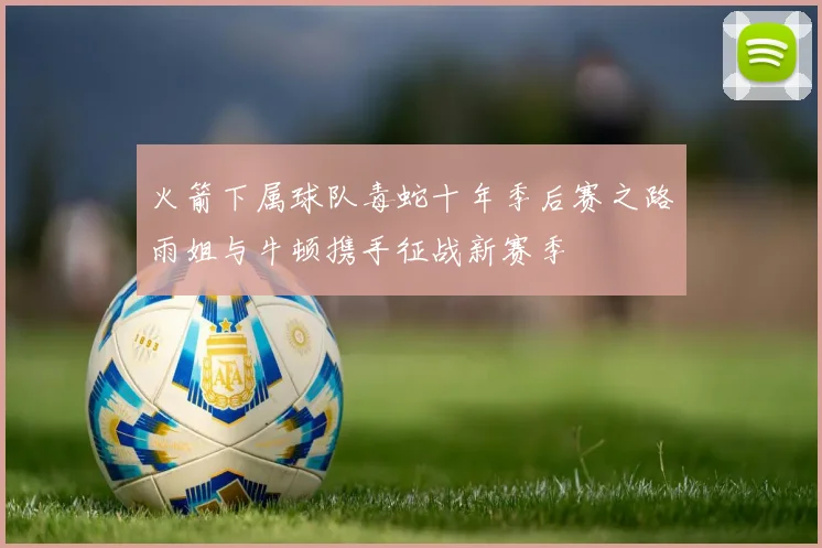 火箭下属球队毒蛇十年季后赛之路雨姐与牛顿携手征战新赛季